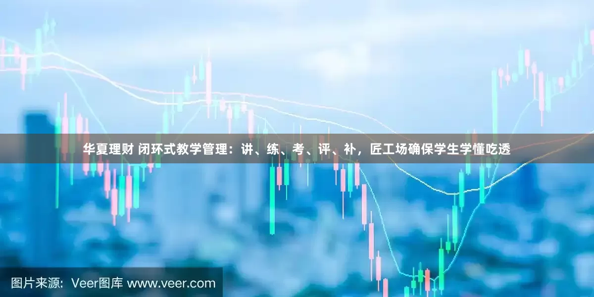 华夏理财 闭环式教学管理：讲、练、考、评、补，匠工场确保学生学懂吃透